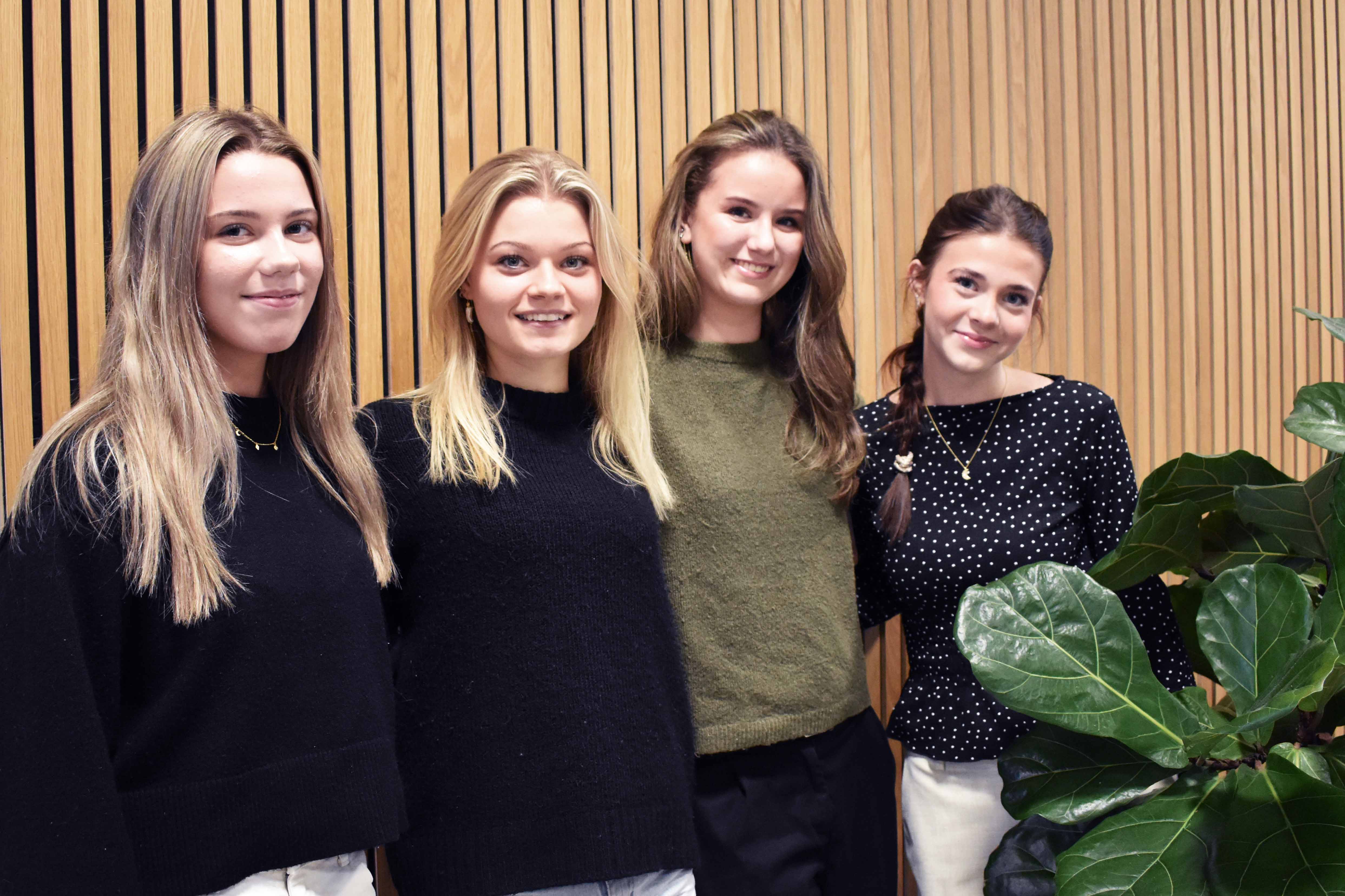 Emma, Line, Lea og Liva har haft faget Life Skills på skoleskemaet, og det har givet dem ny viden om voksenlivet.