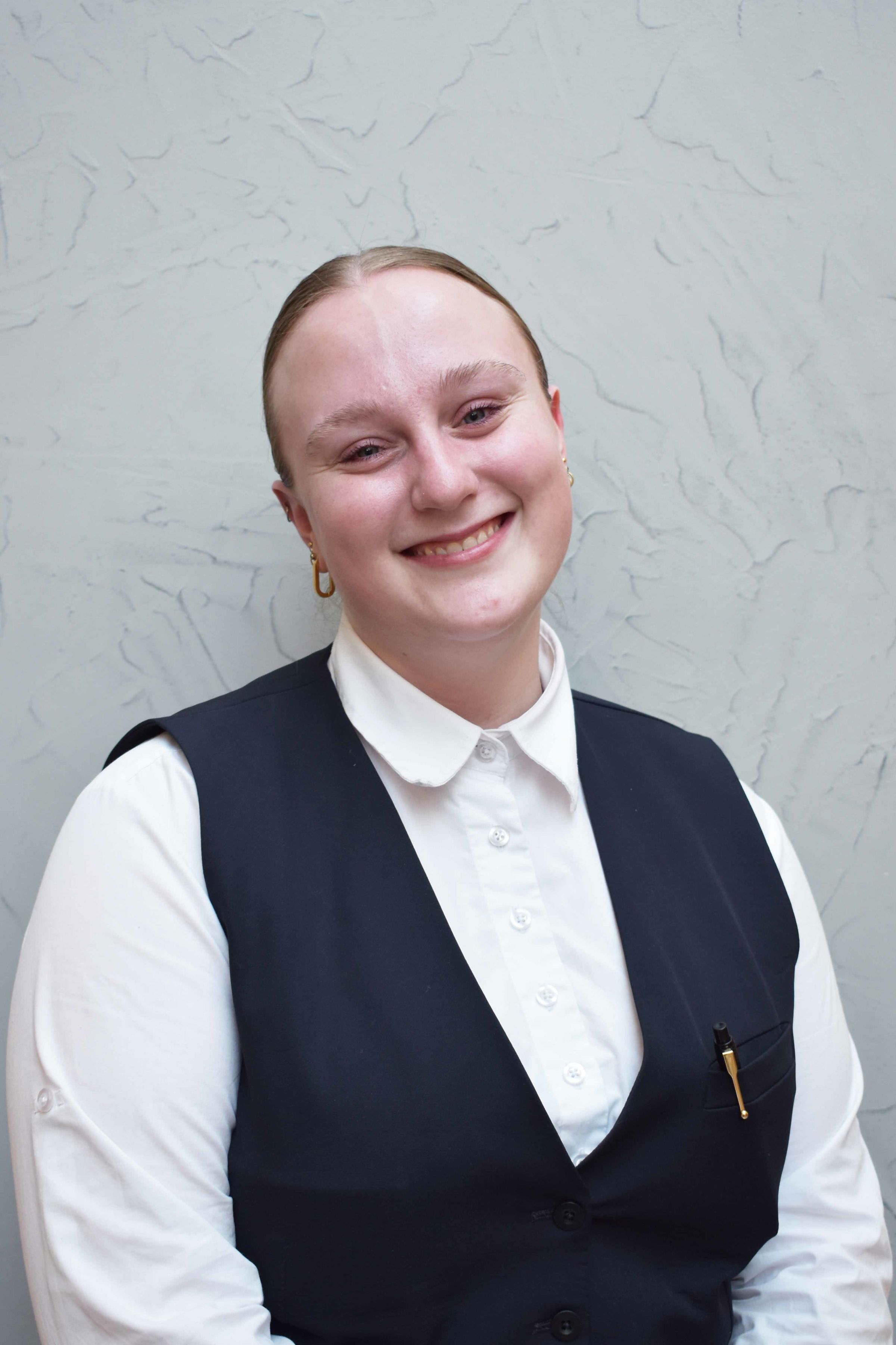 Ida Olsen deltager i DM i Skills for tjenerelever