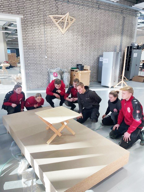 Tømrerlandsholdet træner på HANSENBERG