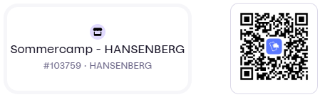 QR-kode til betaling af SommerCamp over MobilePay.