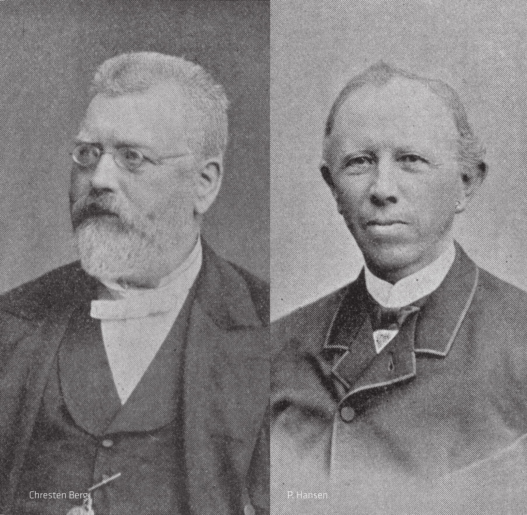 I 1854 oprettede P. Hansen og Chresten Berg en Aftenskole for håndværkerlærlinge.