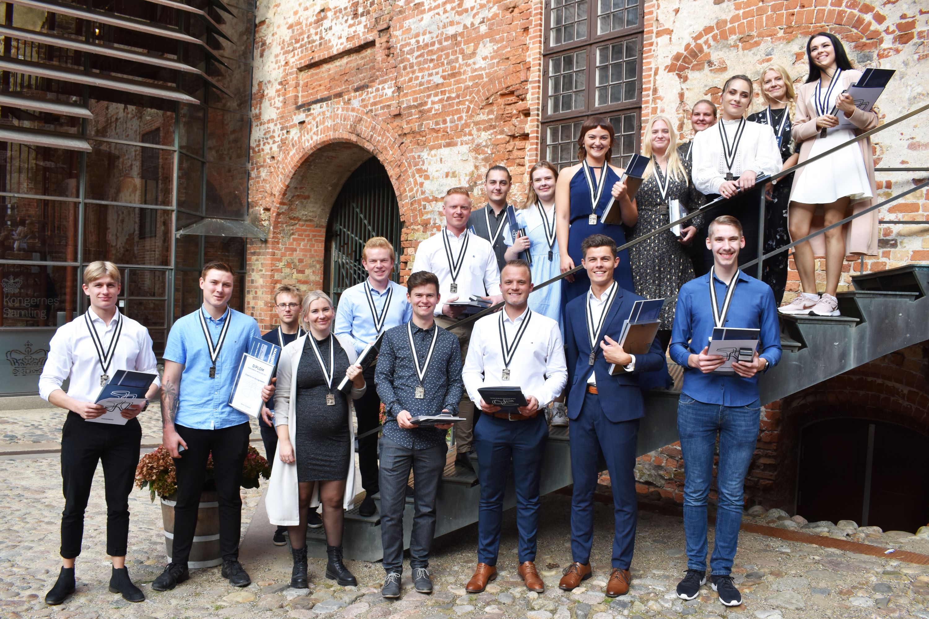 Modtagere af Hansenberg-medaljen på Koldinghus i 2021