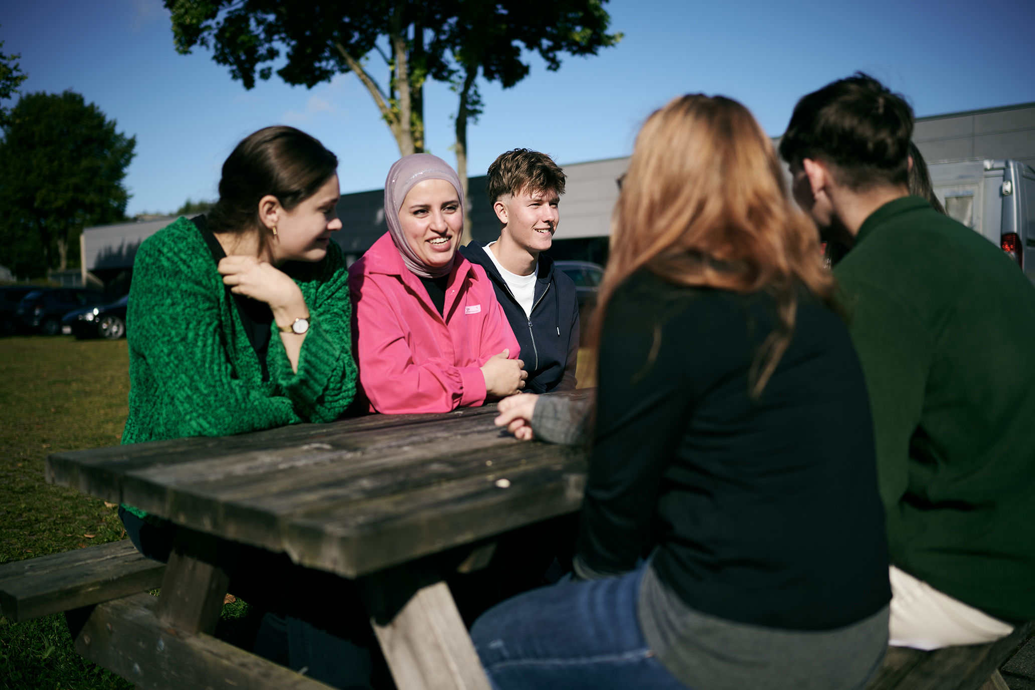 Eleverne på Hansenberg har et godt kammeratskab, venskaber opstår og man hjælper hinanden.