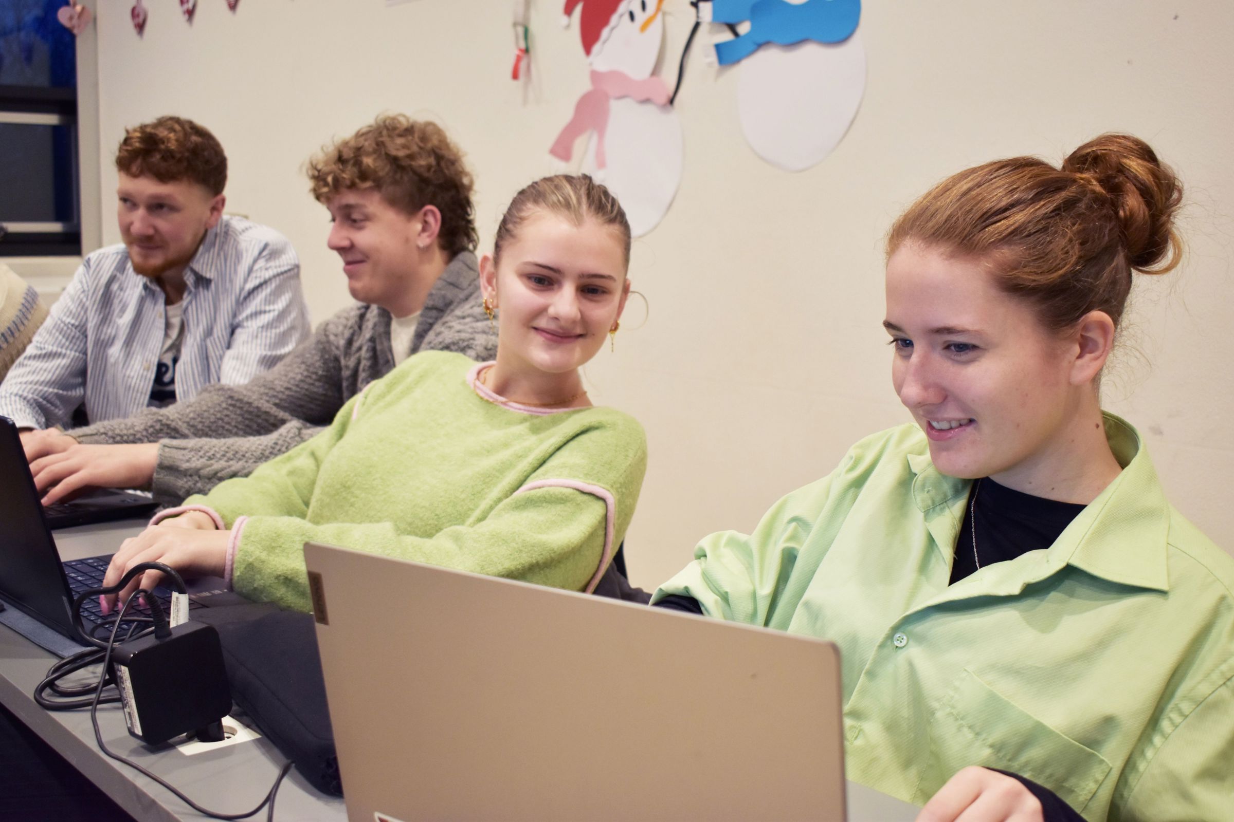 Eleverne på HTX, Hansenberg Tekniske Gymnasium, har faget Digital design og udvikling.