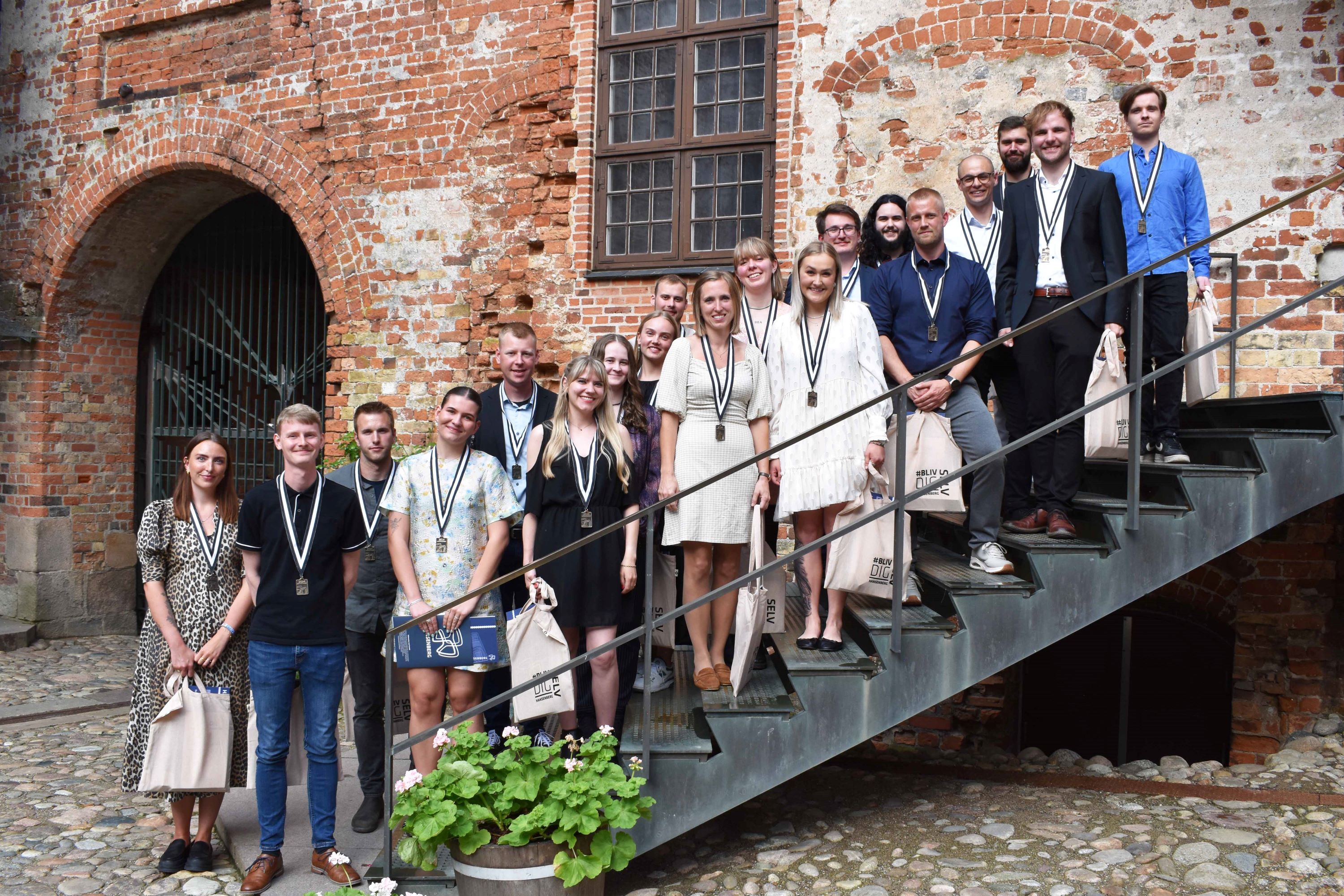 Modtagere af Hansenberg-medaljen på Koldinghus i 2024.