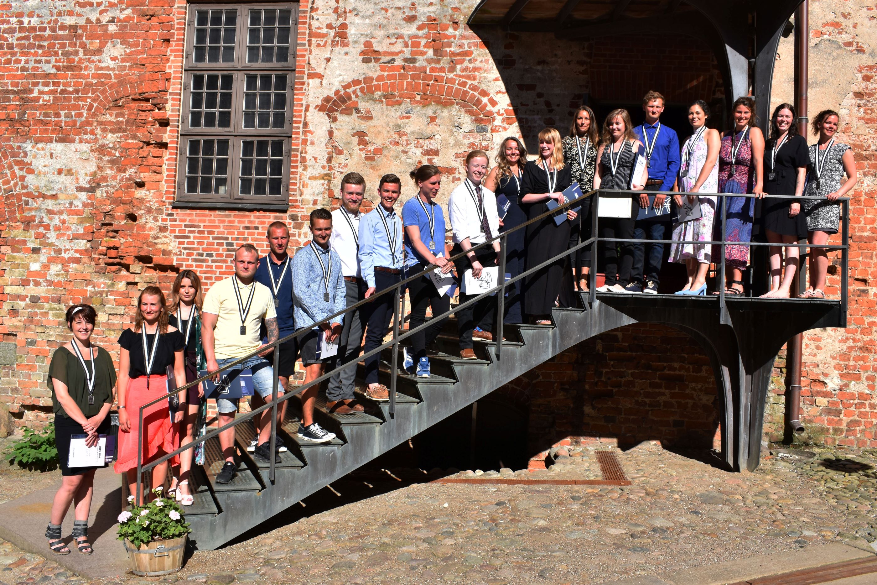 Modtagere af Hansenberg-medaljen på Koldinghus i 2018.