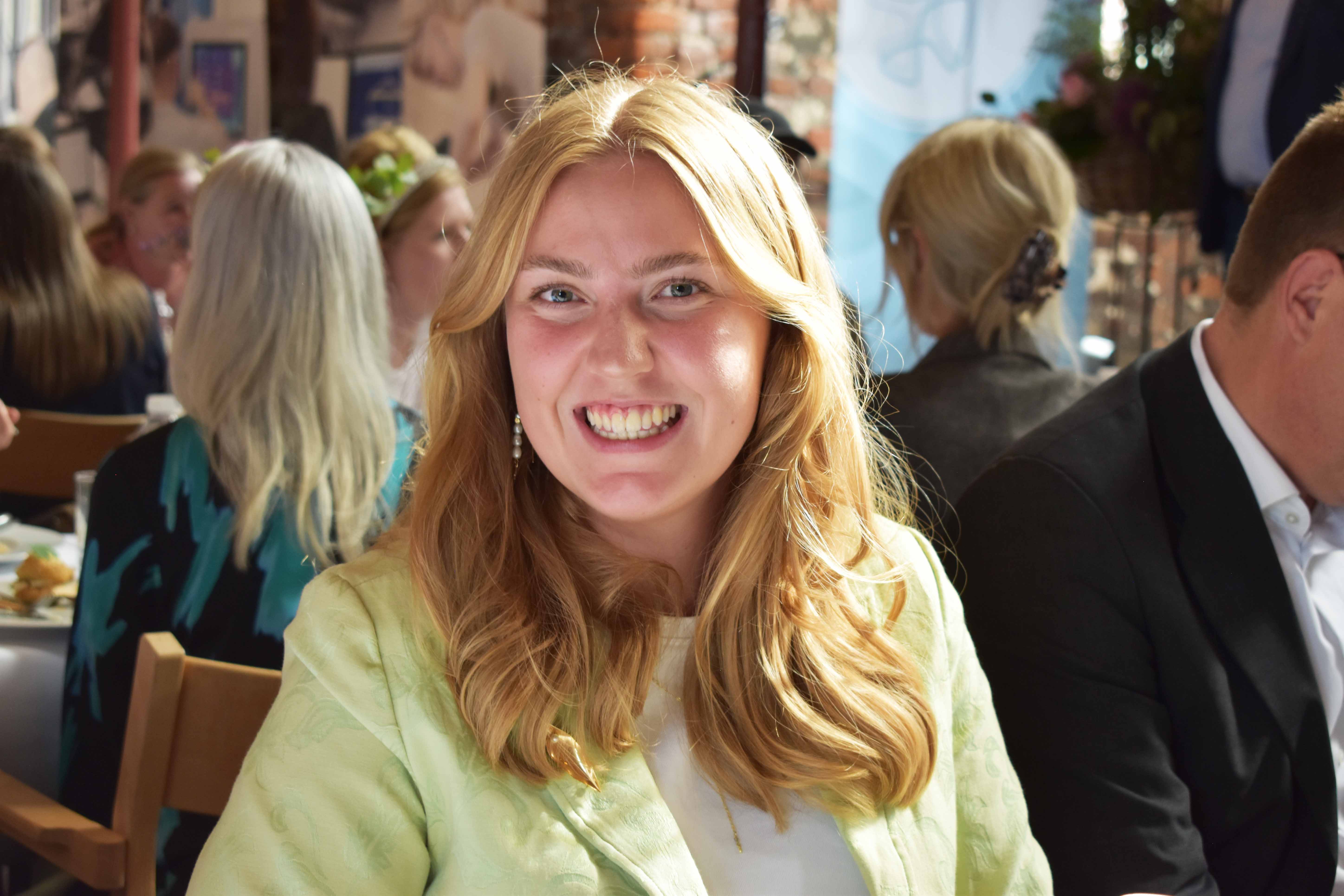 Marie Vittrup er meget glad for at få HANSENBERG-medaljen.