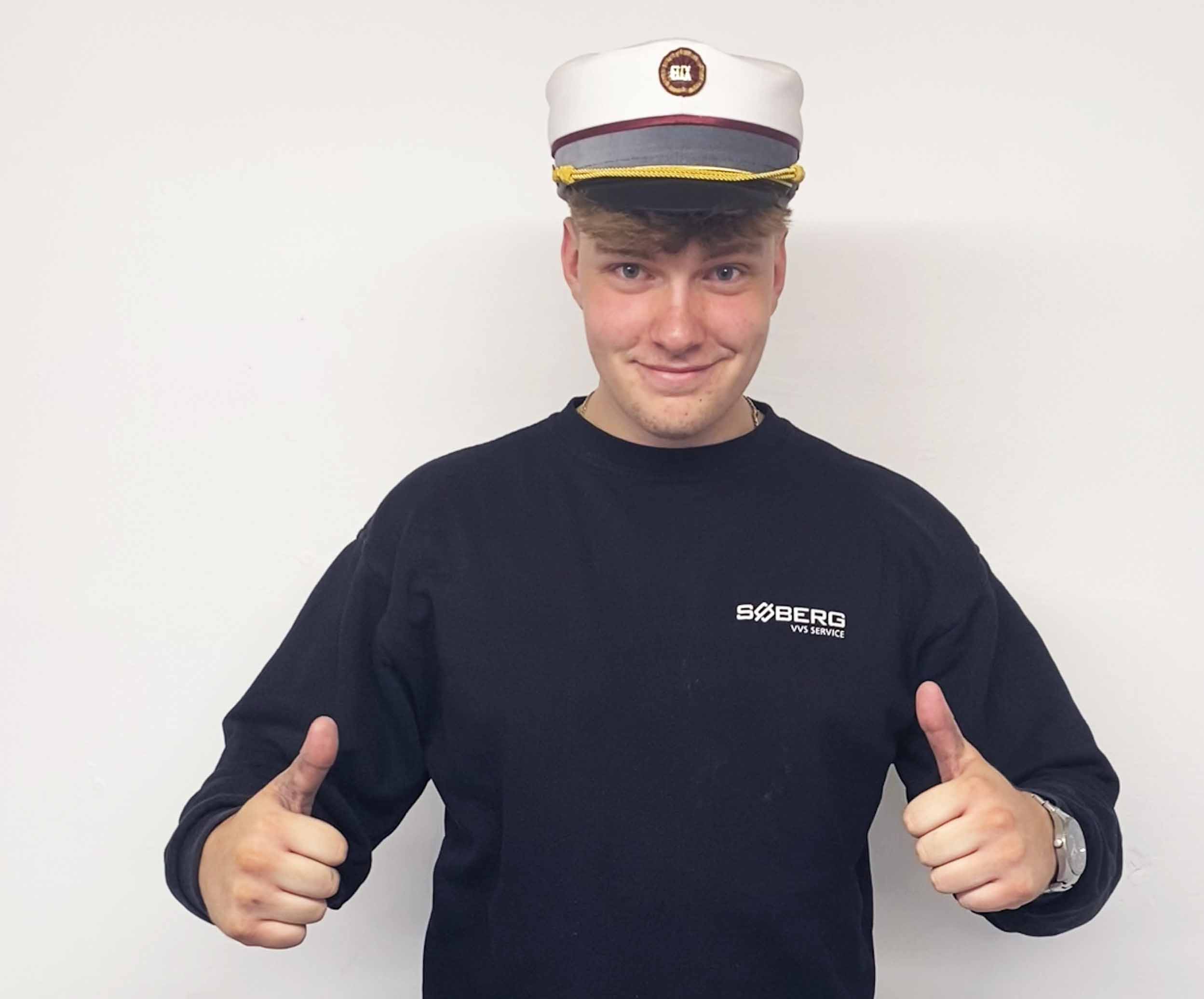 Noah Lindahl Jensen er første EUX-student på uddannelsen til VVS-energispecialist