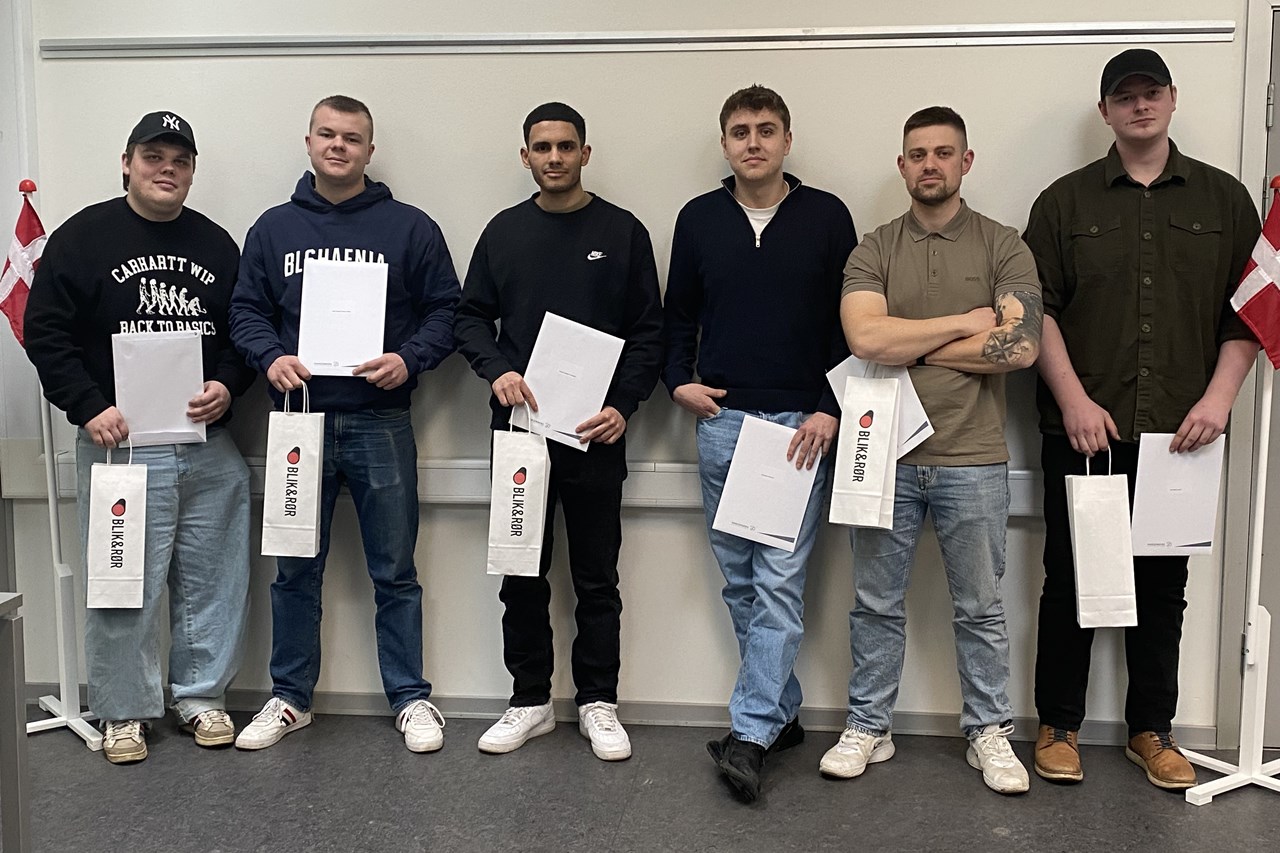 Holdfoto med nye VVS-energispecialister marts 2025