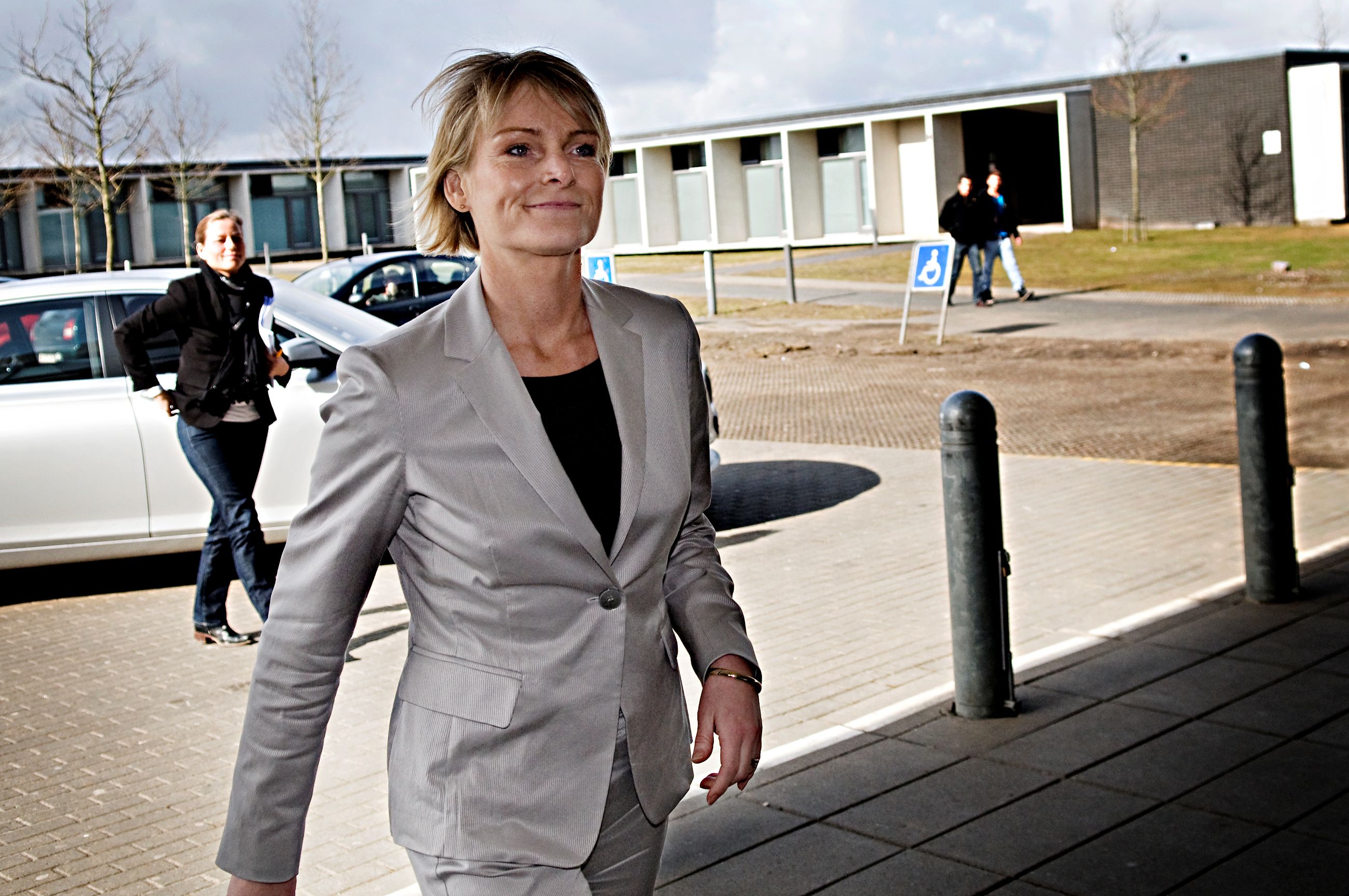 Besøg af undervisningsminister på skolen.