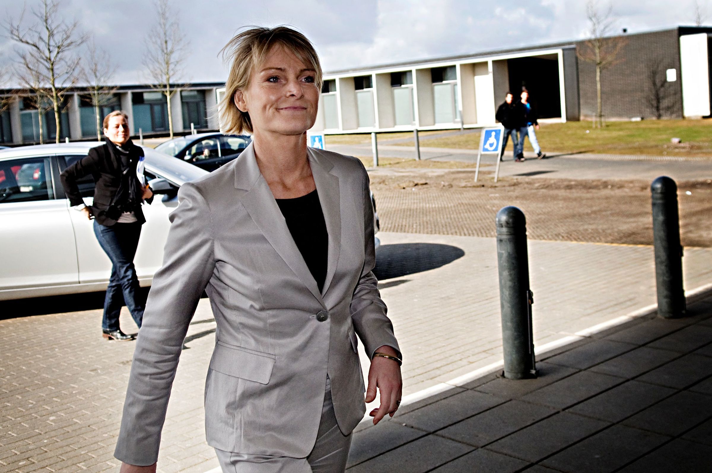 Besøg af undervisningsminister på skolen.