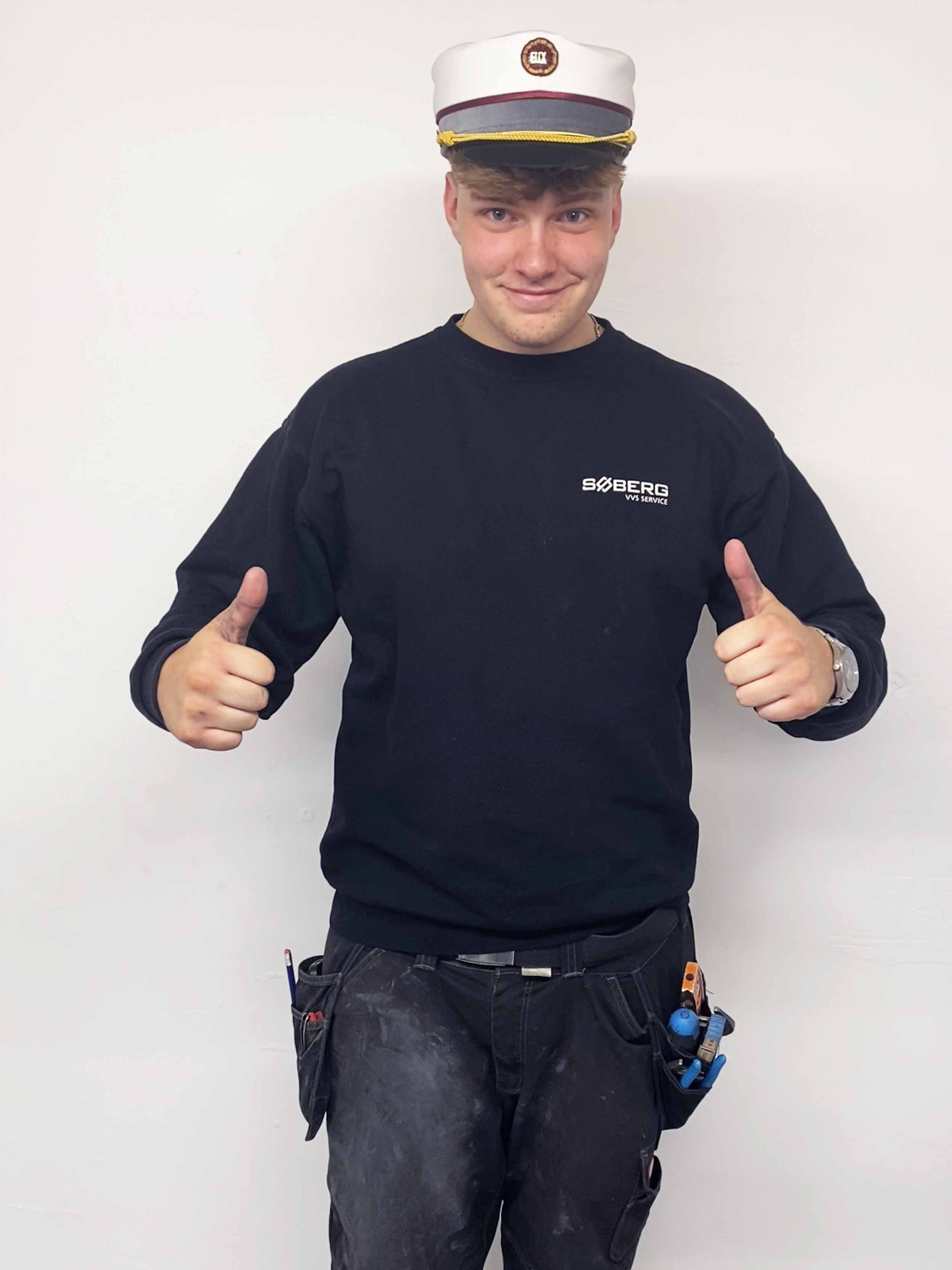 Noah Lindahl Jensen er første EUX-student på uddannelsen til VVS-energispecialist