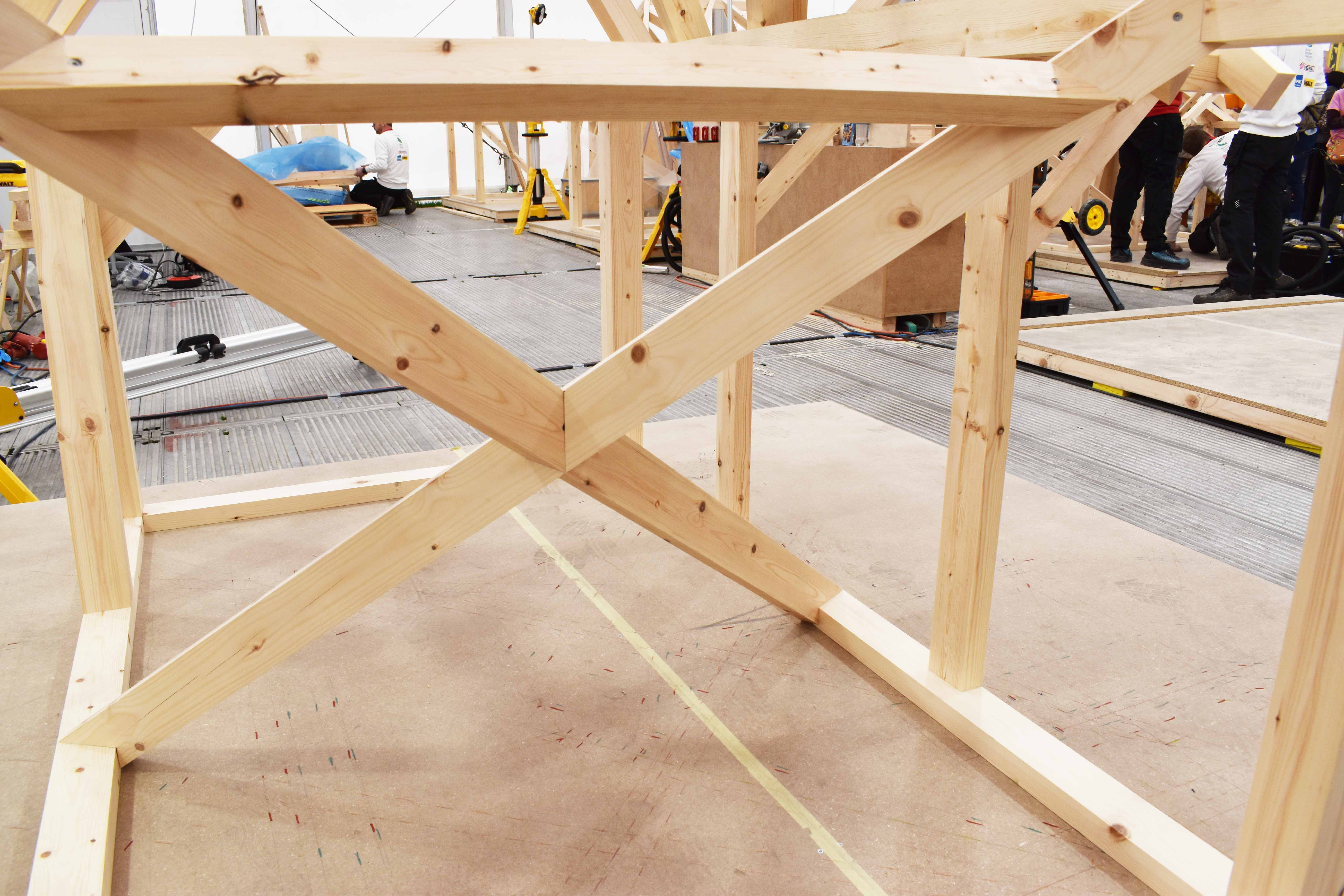 Emil Andersen er tømrerlærling og på tømrerlandsholdet, og han vandt Arbejdsmiljøprisen ved DM i Skills 2026.